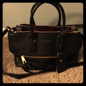 MARC JACOBS RECRUIT MEDIUM LEATHER TOTE HANDBAG